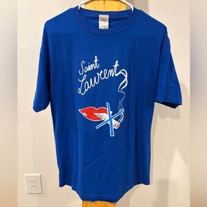Fruit of the Loom Blue Graphic Tee